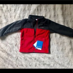 New boys Columbia zip up jacket.